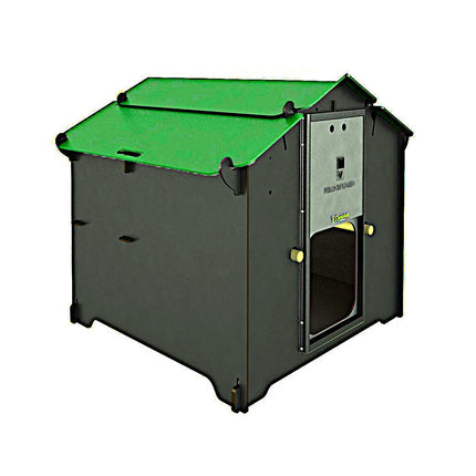 Easicoop Eco HPL chicken coop 5 medium sized birds (Black)