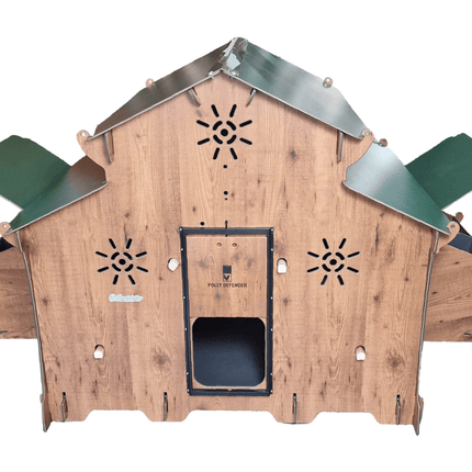 Easicoop Family 5XL - HPL Chicken house up to 28 large Birds