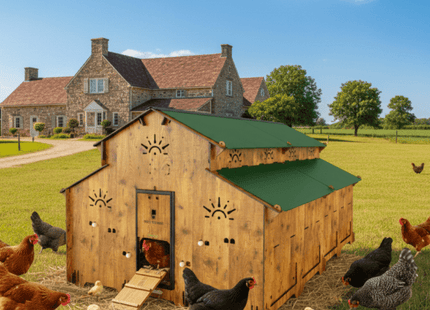 Easicoop Farm Plus 6XL modular expandable Chicken house 48 Large Birds