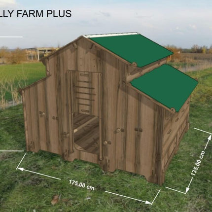 Easicoop Farm Plus 6XL modular expandable Chicken house 48 Large Birds