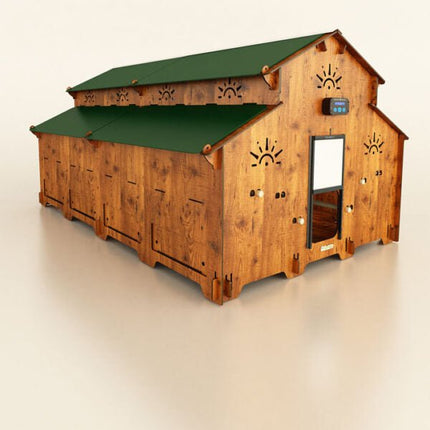 Easicoop Farm Plus 6XL modular expandable Chicken house 72 Large Birds