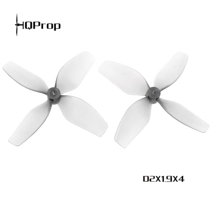 HQProp D2X1.9X4 for Cinewhoop Grey (1.5mm Shaft)