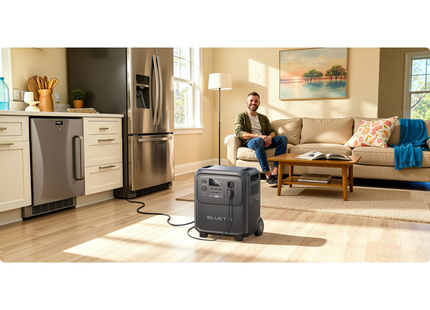 BLUETTI Elite 320 3200Wh Portable Power Station, 1800W Output Wheeled Solar Generator with 10ms UPS for Home Backup
