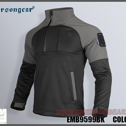Emerson Blue Label Rhinoceros Breathable Top – Black