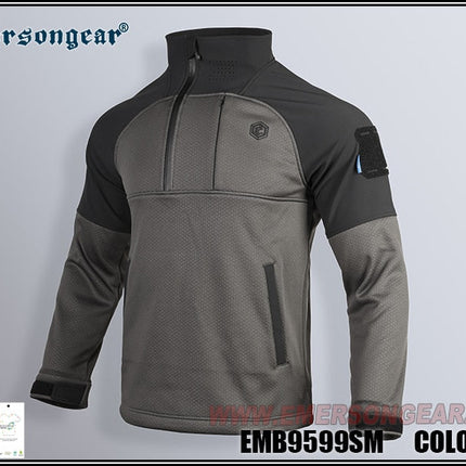 Emerson Blue Label Rhinoceros Breathable Top – Grey
