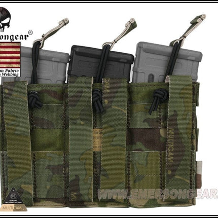 Emerson Triple 5.56 Open Top Magazine Pouch