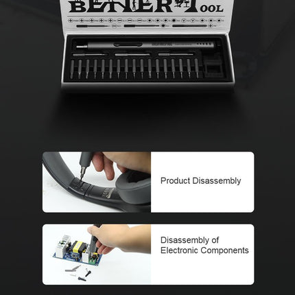 SEQURE ES-180 Micro Electric Screwdriver w/20 Bits