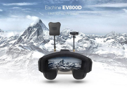 EV800D FPV True Diversity FPV Goggles w/ DVR