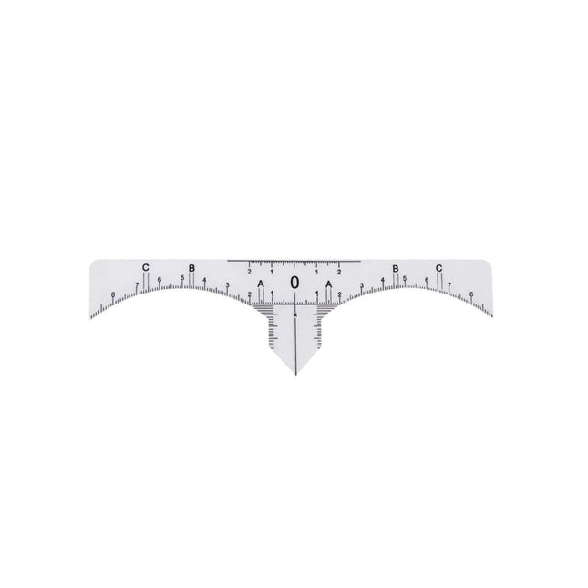 Eyebrow Measuring Ruler - Sticker 25 pcs