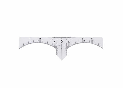 Eyebrow Measuring Ruler - Sticker 25 pcs