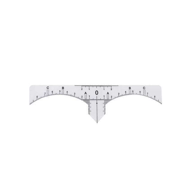 Eyebrow Measuring Ruler - Sticker 25 pcs