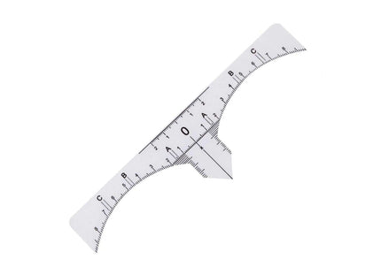 Eyebrow Measuring Ruler - Sticker 25 pcs