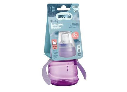 Mooma Kindy Learner Bottle 200ml - Purple
