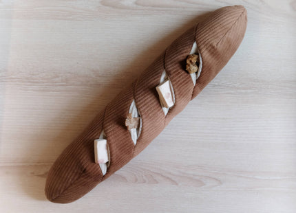 Baguette enrichment dog toy