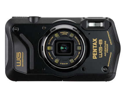 Pentax WG-8 20MP 5x Zoom Tough Compact Camera - Black