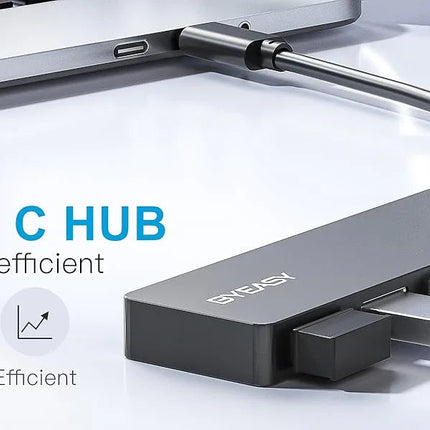 USB C Hub Type C to USB-A 3.0 4-Port Ultra Slim Splitter Universal Plug & Play