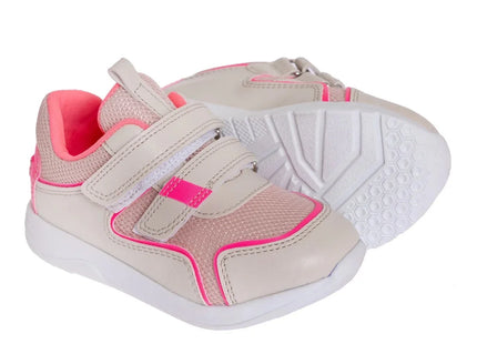 HelloBaby Touch-Fastening Faux Leather Baby Trainers