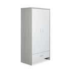 Ickle Bubba Pembrey Wardrobe - Ash Grey & White - Ash Grey & White