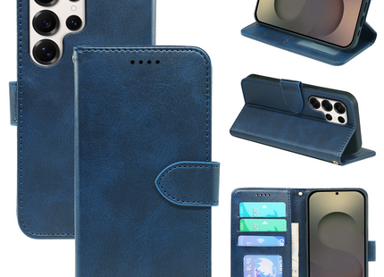 Samsung Galaxy S25 Series Book Flip Case Leather Wallet
