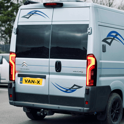 For Fiat Ducato Full LED Rear Light Cluster | Tail Light, Rear Light Unit, Smoked LED Replacement | RAM ProMaster Van-X - NEW