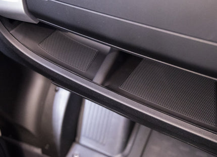 For Fiat Ducato / RAM Promaster Lower Dashboard Rubber Inserts/Mats Black | Auto-Trail Motorhome & Camper | Van-X