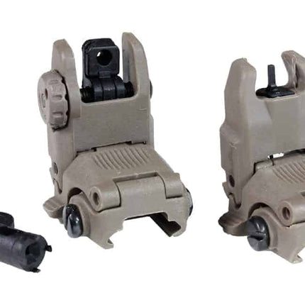 FMA FBUS Gen2 Iron sights - Dark Earth