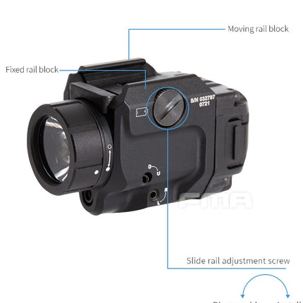 FMA LR-F8G Sub Tactical Light With Green Laser