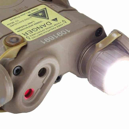 FMA PEQ LA5   LED White Light + Red Laser With IR Dark Earth