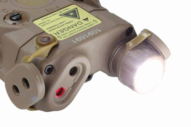FMA PEQ LA5   LED White Light + Red Laser With IR Dark Earth