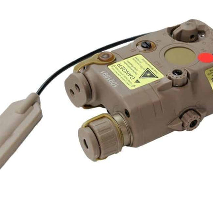 FMA PEQ LA5   LED White Light + Red Laser With IR Dark Earth