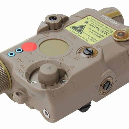 FMA PEQ LA5   LED White Light + Red Laser With IR Dark Earth