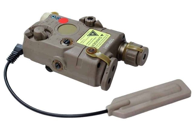 FMA PEQ LA5   LED White Light + Red Laser With IR Dark Earth
