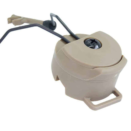 FMA PT Headset and Helmet Rail Adapter Set - Tan