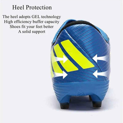 Football Boots Men Kids Adults TF/FG Ultralight Playing Field Train Soccer Shoes Low cut Cleats
