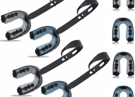Football Mouth Guard Adult Youth Sports Mouthguard with Strap 4 Pack Multisport
