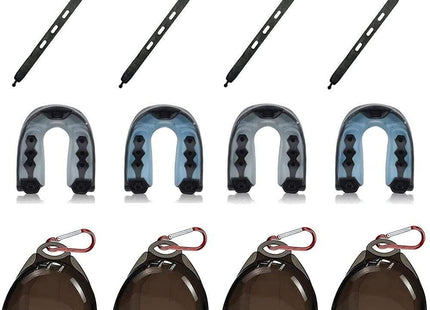Football Mouth Guard Adult Youth Sports Mouthguard with Strap 4 Pack Multisport