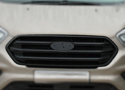 For Ford Transit Custom Front Grille 2018-2023 | Matte Black Pre-Painted Styling Upgrade | Van-X