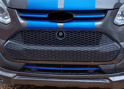For Ford Transit Custom MK1 Honeycomb Front Grille Matte Black (2012–2018) | Van-X