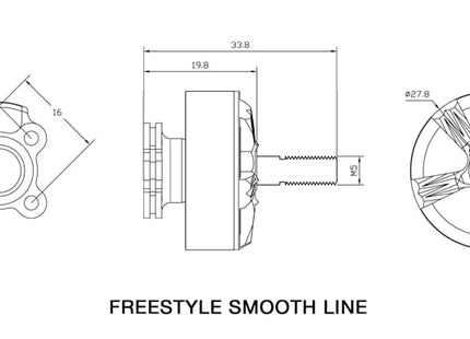 Xnova Freestyle Smooth Line 2207 Brushless Motors (4 Pack)