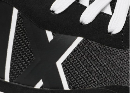 UK 12 Armani Exchange XUX114 XV514 Men’s Black Sneakers – EU 45
