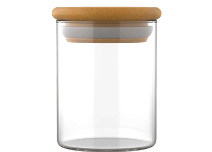 Bamboo Glass Storage Jar
