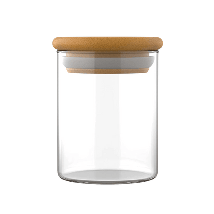 Bamboo Glass Storage Jar