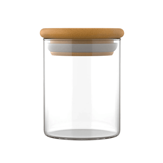 Bamboo Glass Storage Jar