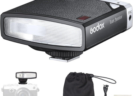 Godox Lux Junior Retro Camera Flash 6000K±200K Compatible Canon Nikon