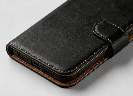 Google Pixel 7a Book Flip Case Leather Wallet