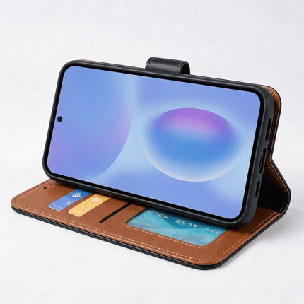 Google Pixel 7 Pro Book Flip Case Leather Wallet