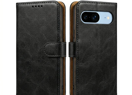Google Pixel 7a Book Flip Case Leather Wallet