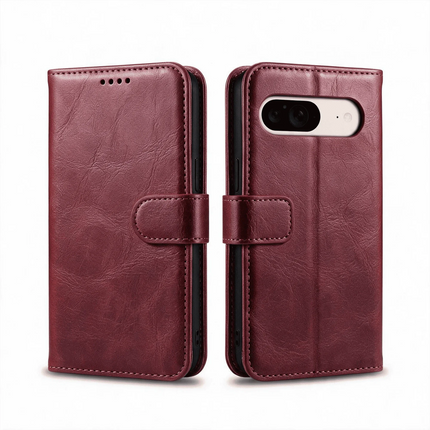 Google Pixel 10 Pro XL Book Flip Case Leather Wallet