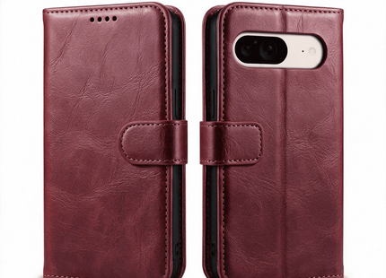 Google Pixel 11 / 10 / 10 Pro Book Flip Case Leather Wallet with Magnetic Closure
