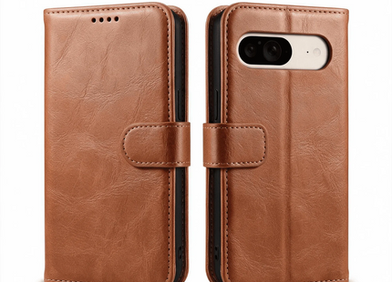 Google Pixel 11 / 10 / 10 Pro Book Flip Case Leather Wallet with Magnetic Closure